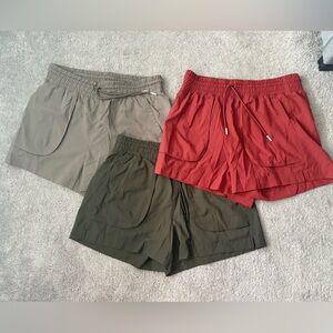 Old Navy Women's Cargo Shorts - Red, Olive, and Taupe